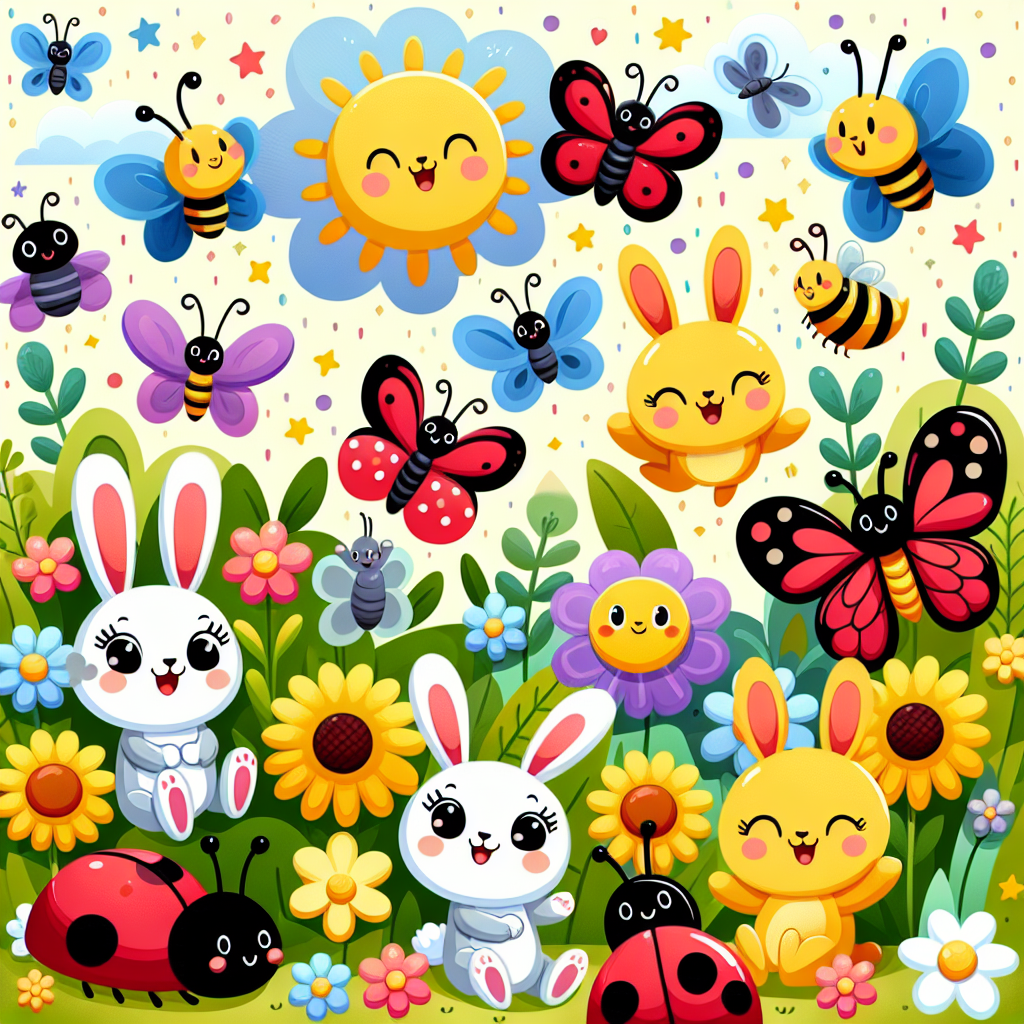 Fun In The Flower Garden Paint By Numbers Kits