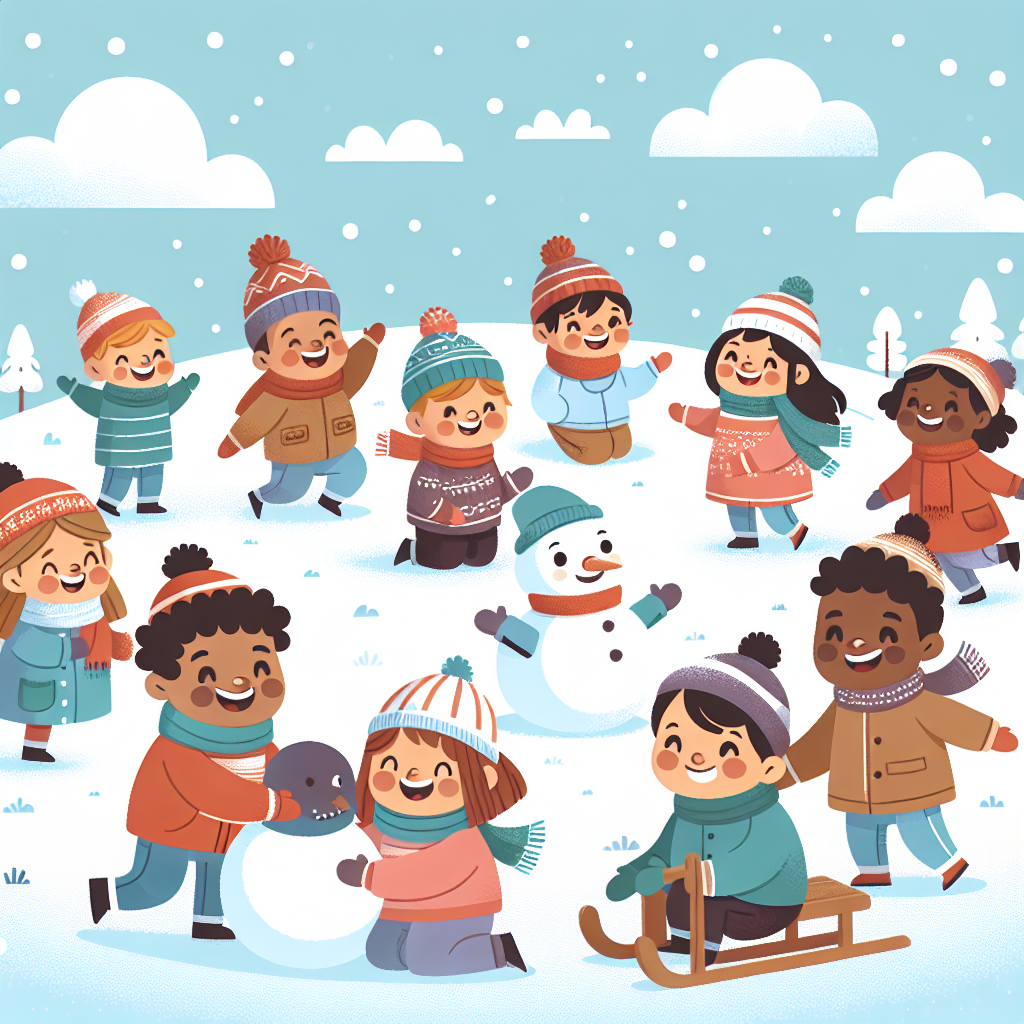 Colorful Winter Festivities Numbered Painting Kits