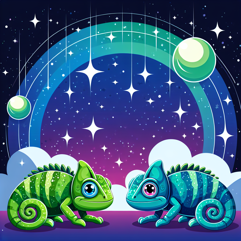 Cosmic Chameleons Paint By Color