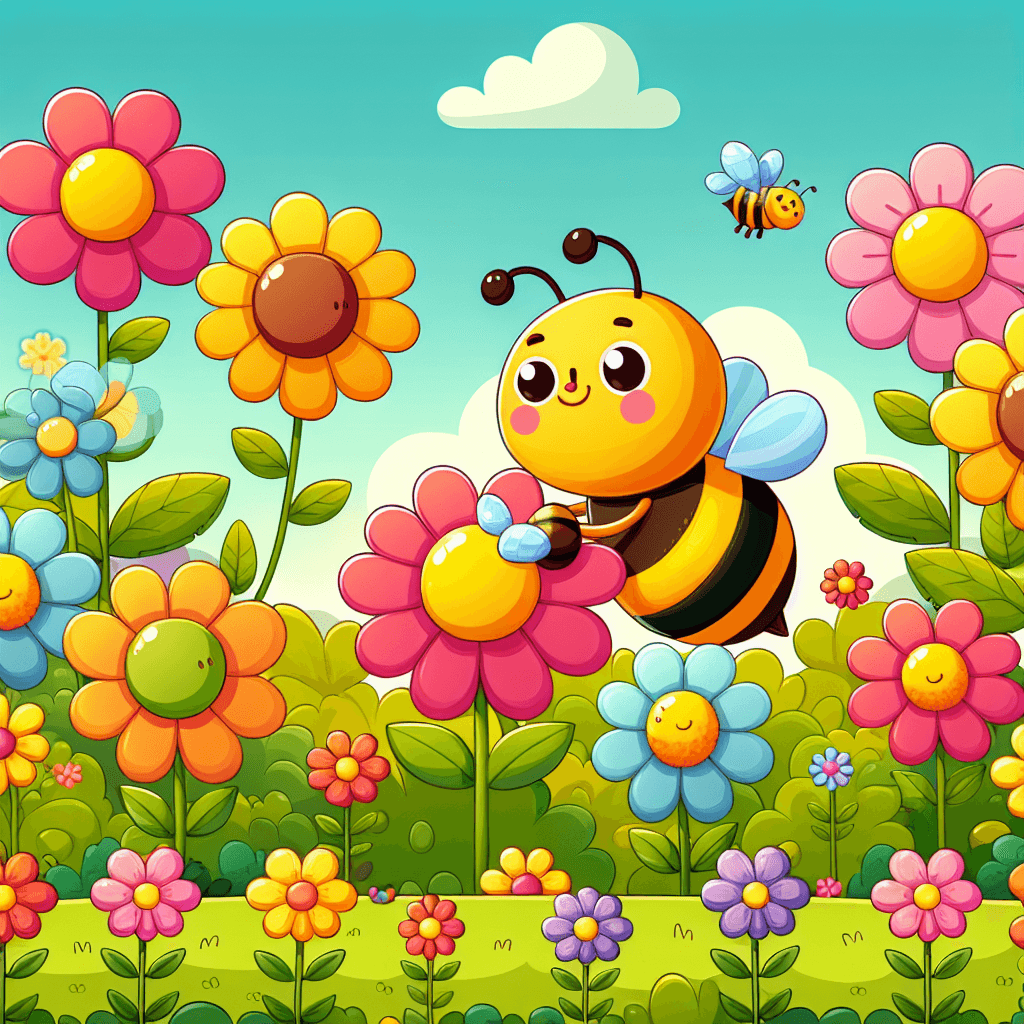 Buzzy Bee's Garden Paint By Numbers