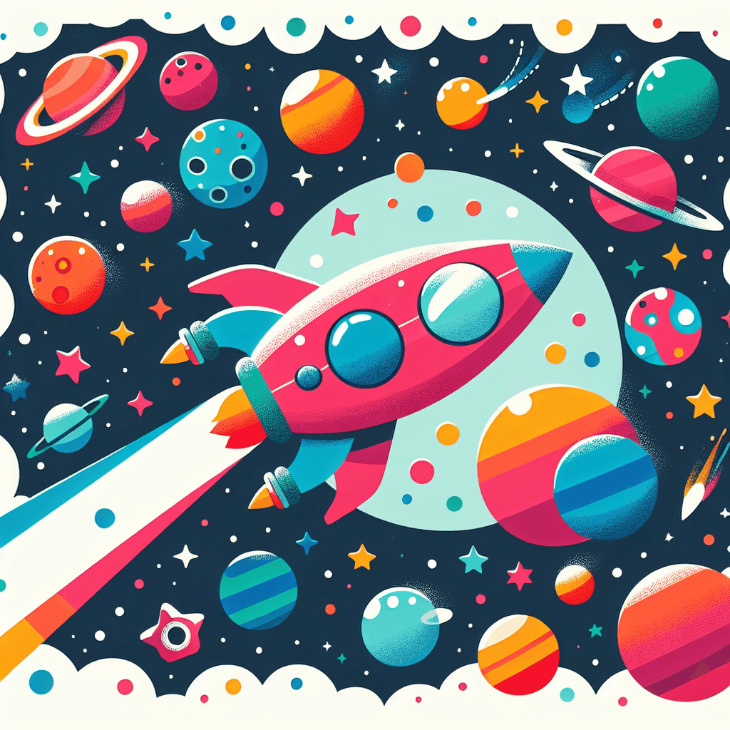 Galactic Adventure Quest Number Painting