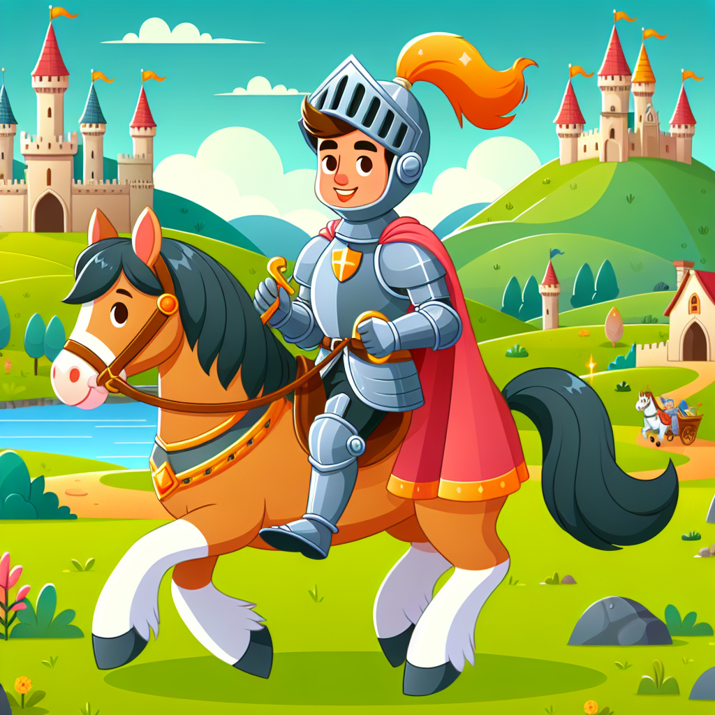 Royal Knight's Adventure Painting Number Kit