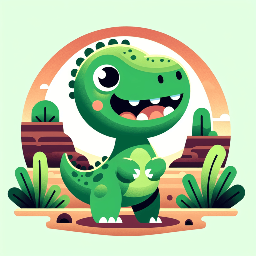Friendly Dino Numbered Painting Kits