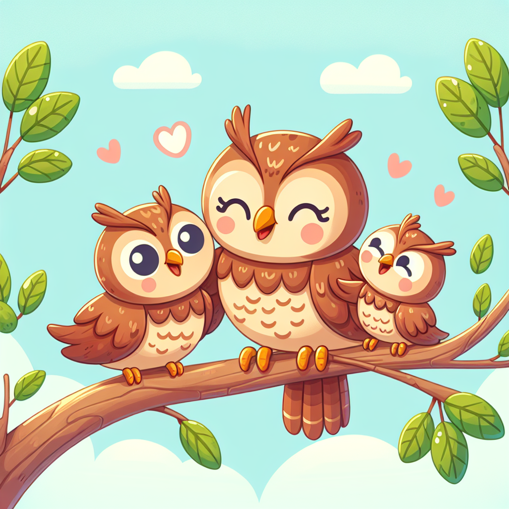 Joyful Owl Family Paint By Numbers Art
