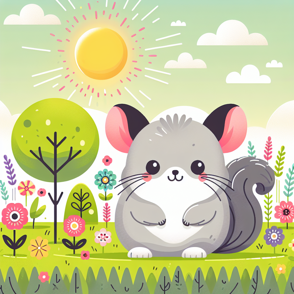 Colorful Chinchilla Paint By Number