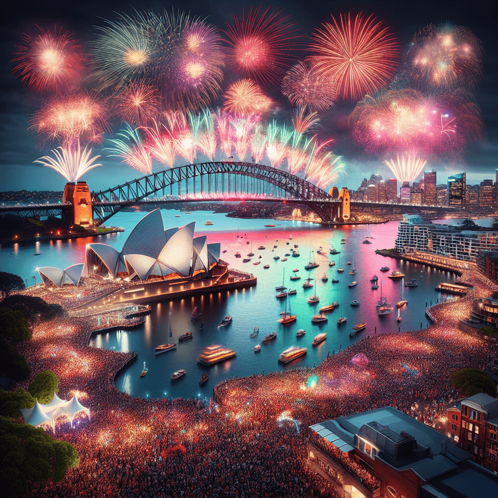 New Year Festival - Sydney, Australia Painting By Numbers Kit