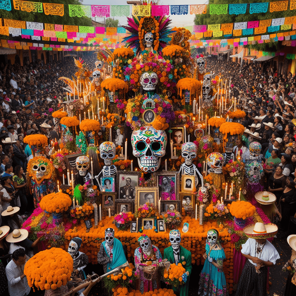 Dia De Los Muertos - Los Angeles, USA DIY Paint By Numbers
