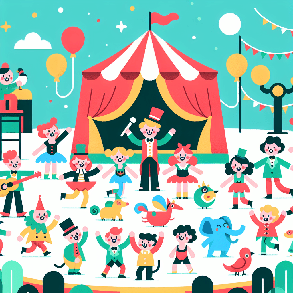 Circus Fun Fiesta Paint By Color