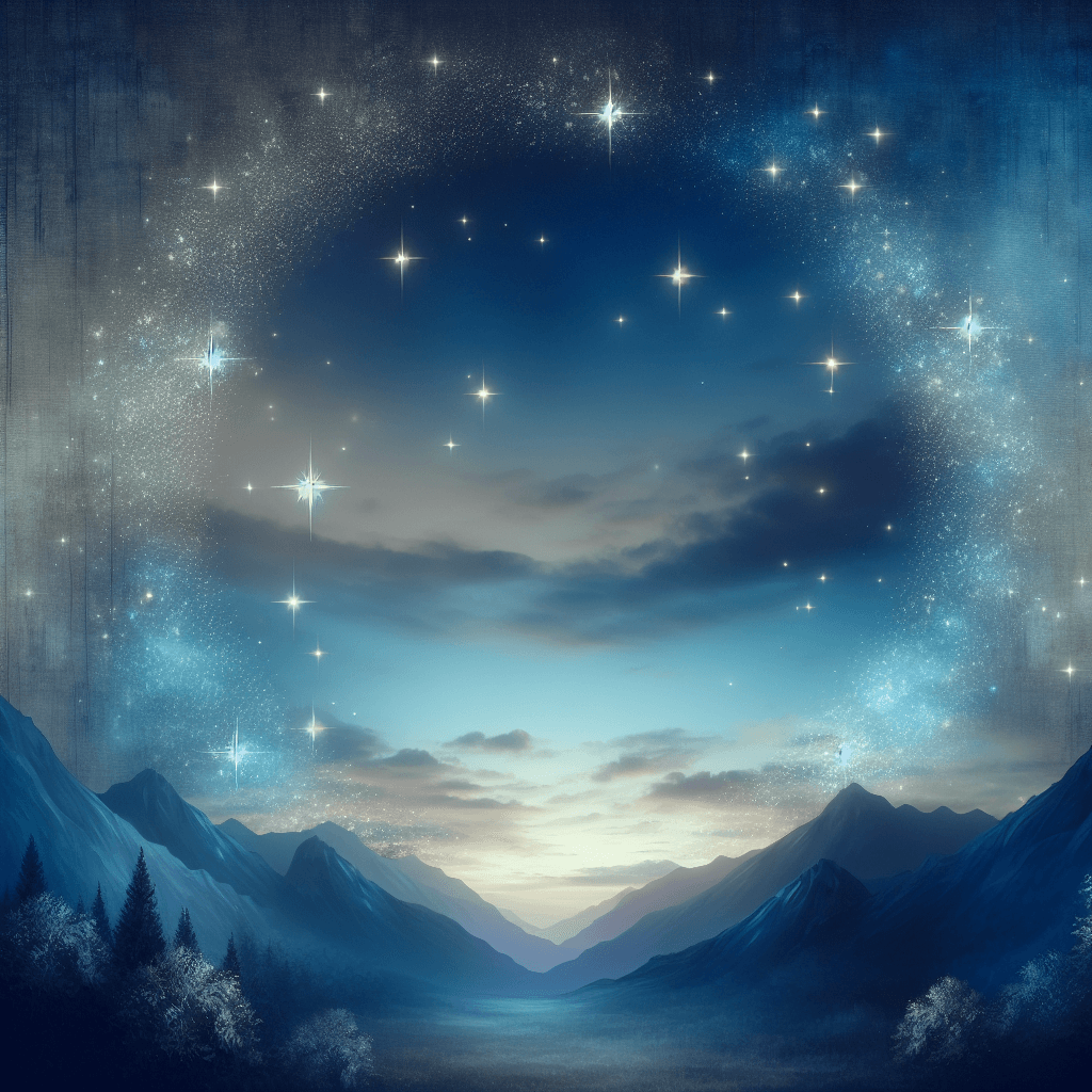 Celestial Evening Glow DIY Paint By Numbers