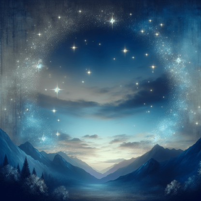 Celestial Evening Glow DIY Paint By Numbers