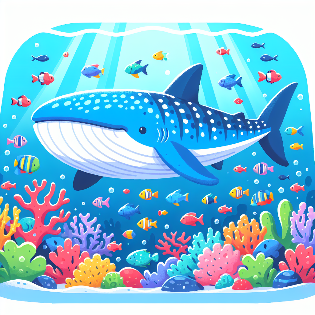 Wacky Whale Shark Paint By Numbers Art