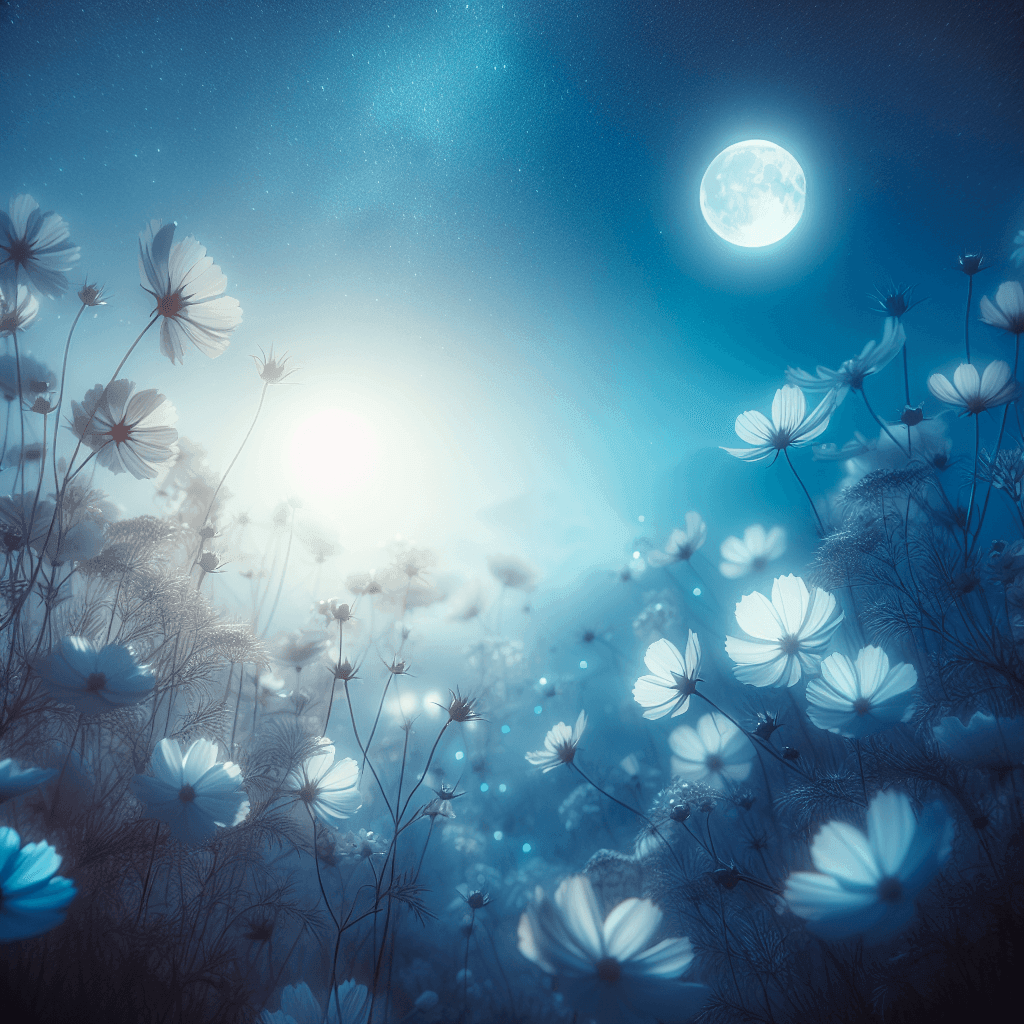 Elegant Night Blossoms Paint By Numbers Art