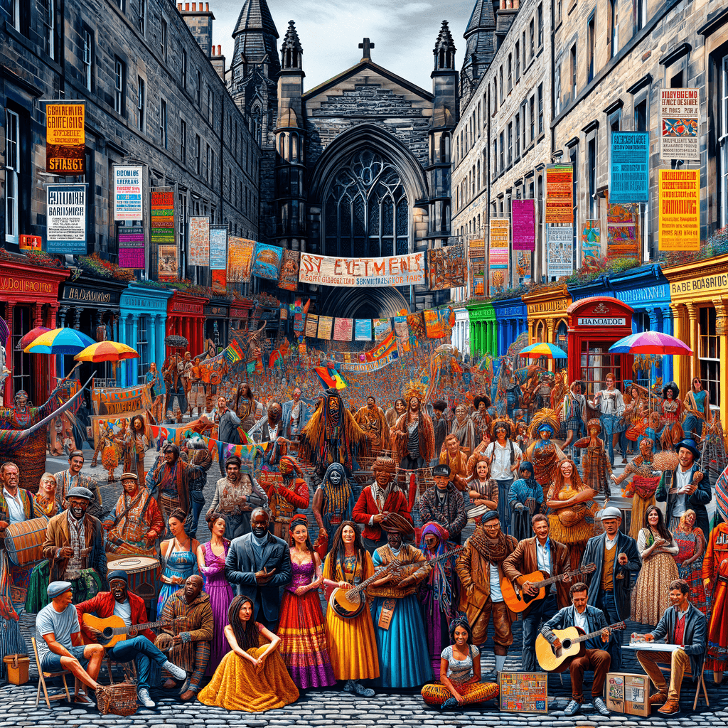 Fringe Festival - Edinburgh Paint By Numbers Art