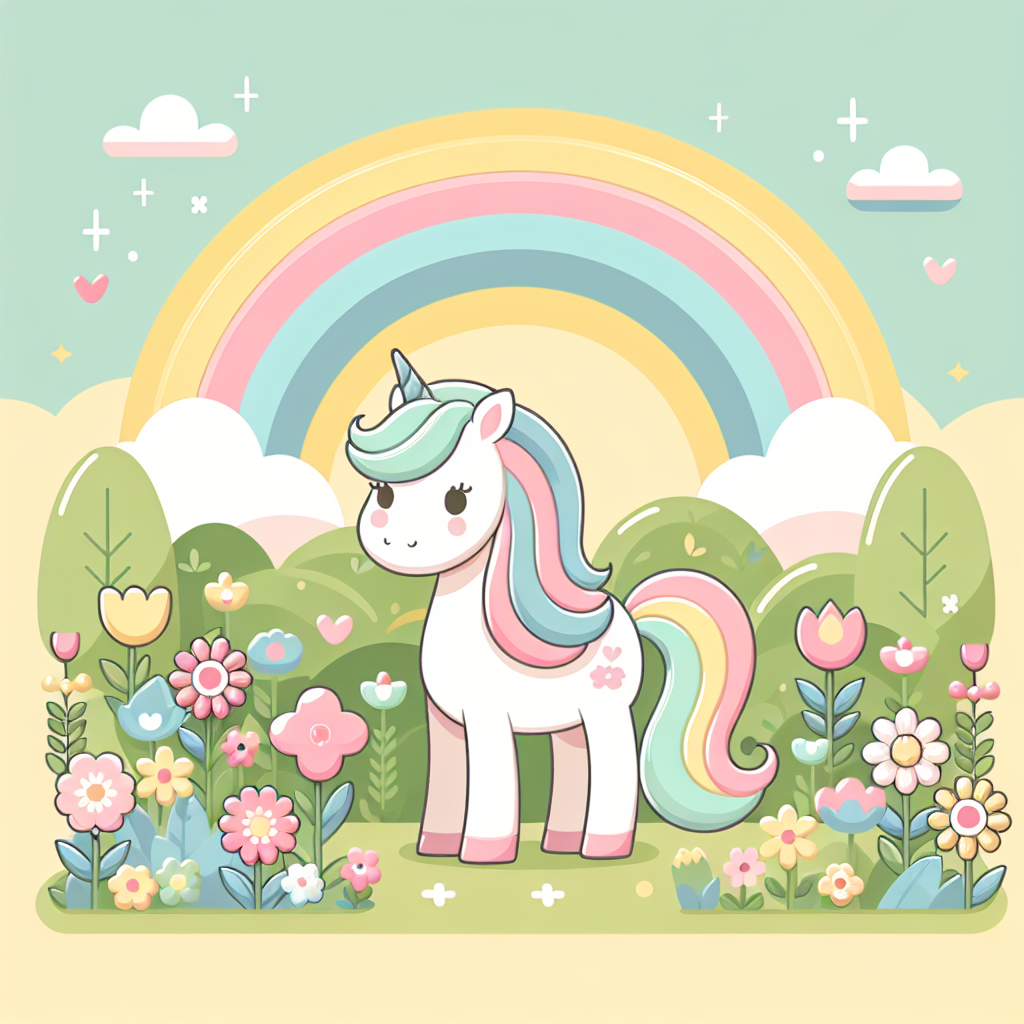 Princess Unicorn's Rainbow Garden Paint By Numbers Kits