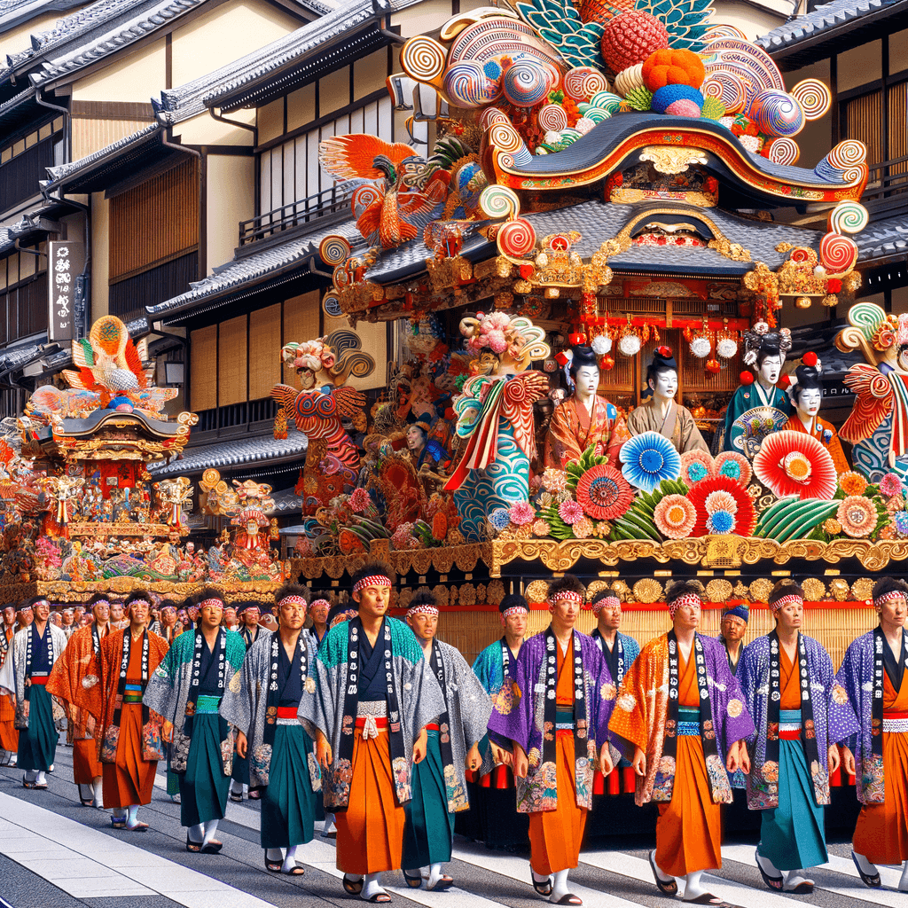 Gion Matsuri Number Painting