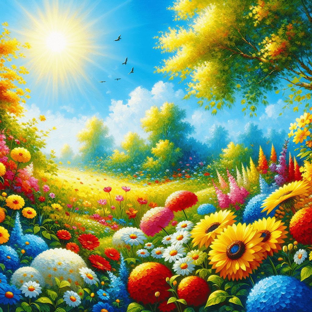 Vibrant Summer Fields Paint By Color