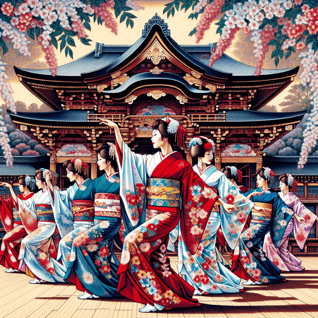 Gion Odori - Kyoto Number Painting