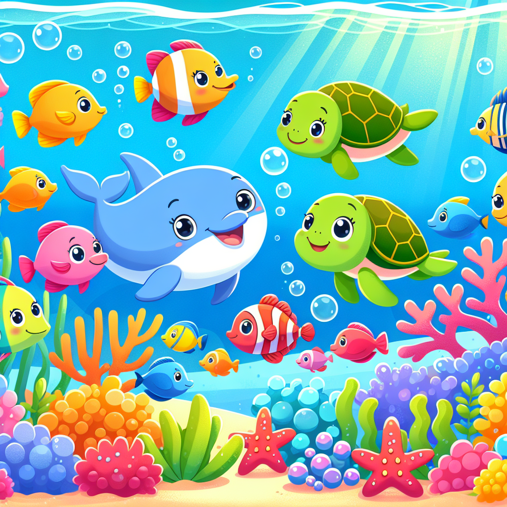Joyful Ocean Exploration Paint By Color