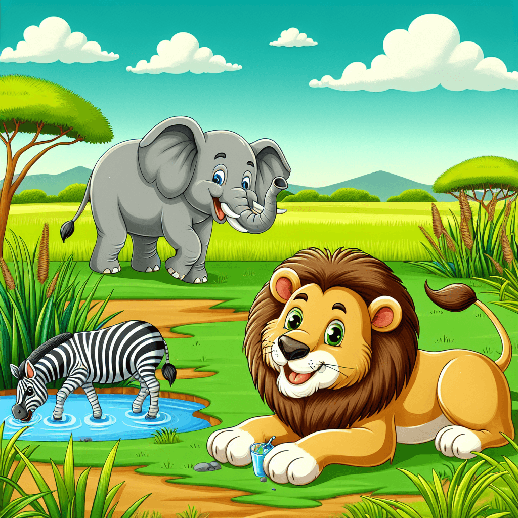 The Great Safari Quest Paint By Color