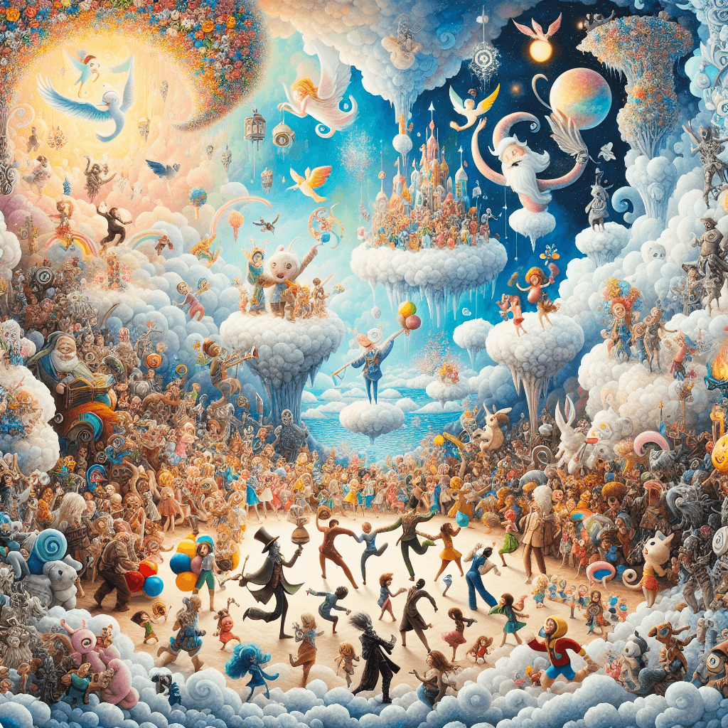 Dancing In The Clouds Paint By Numbers Art