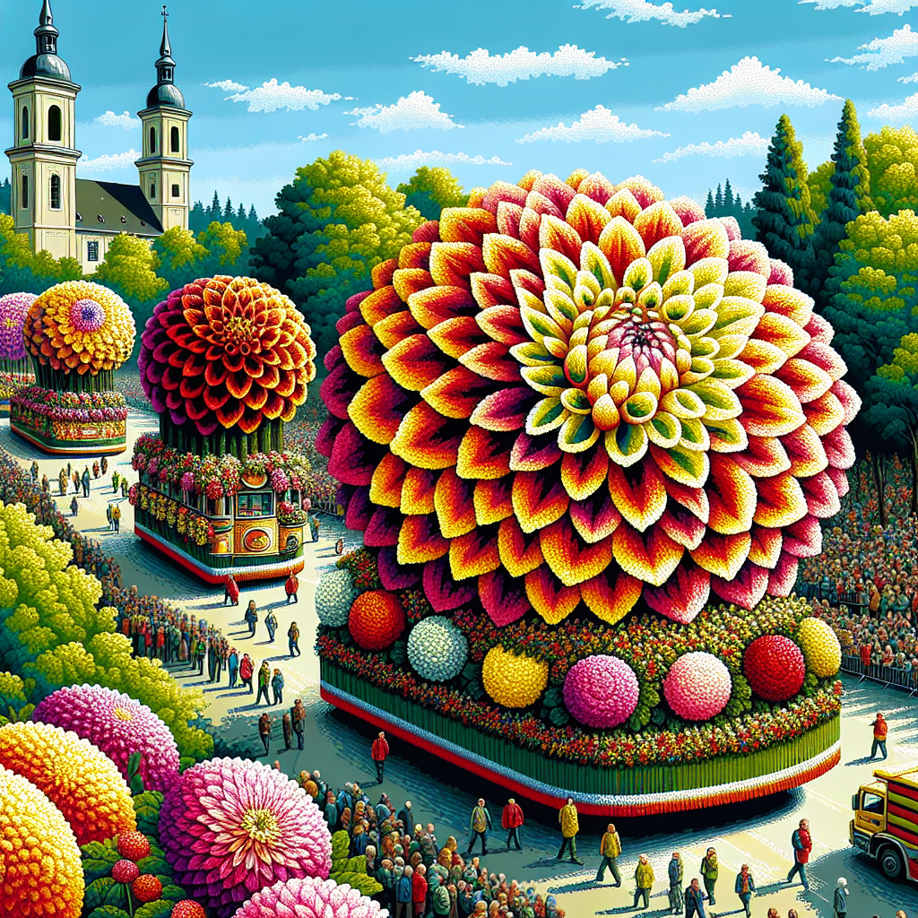 Zundert Flower Parade - Netherlands Paint By Numbers Art