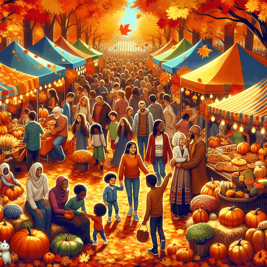 Golden Autumn Festival Paint By Numbers Kits