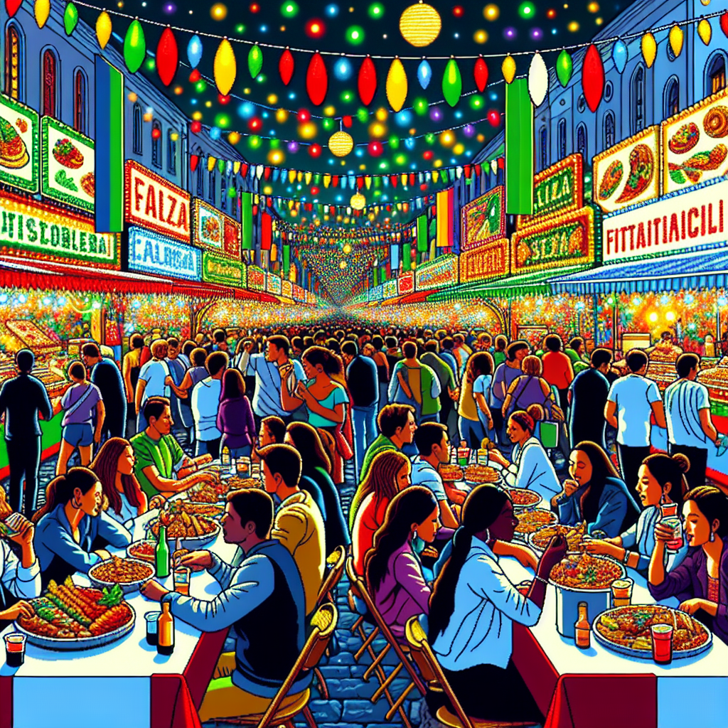 Fiesta De San Gennaro Numbered Painting Kits