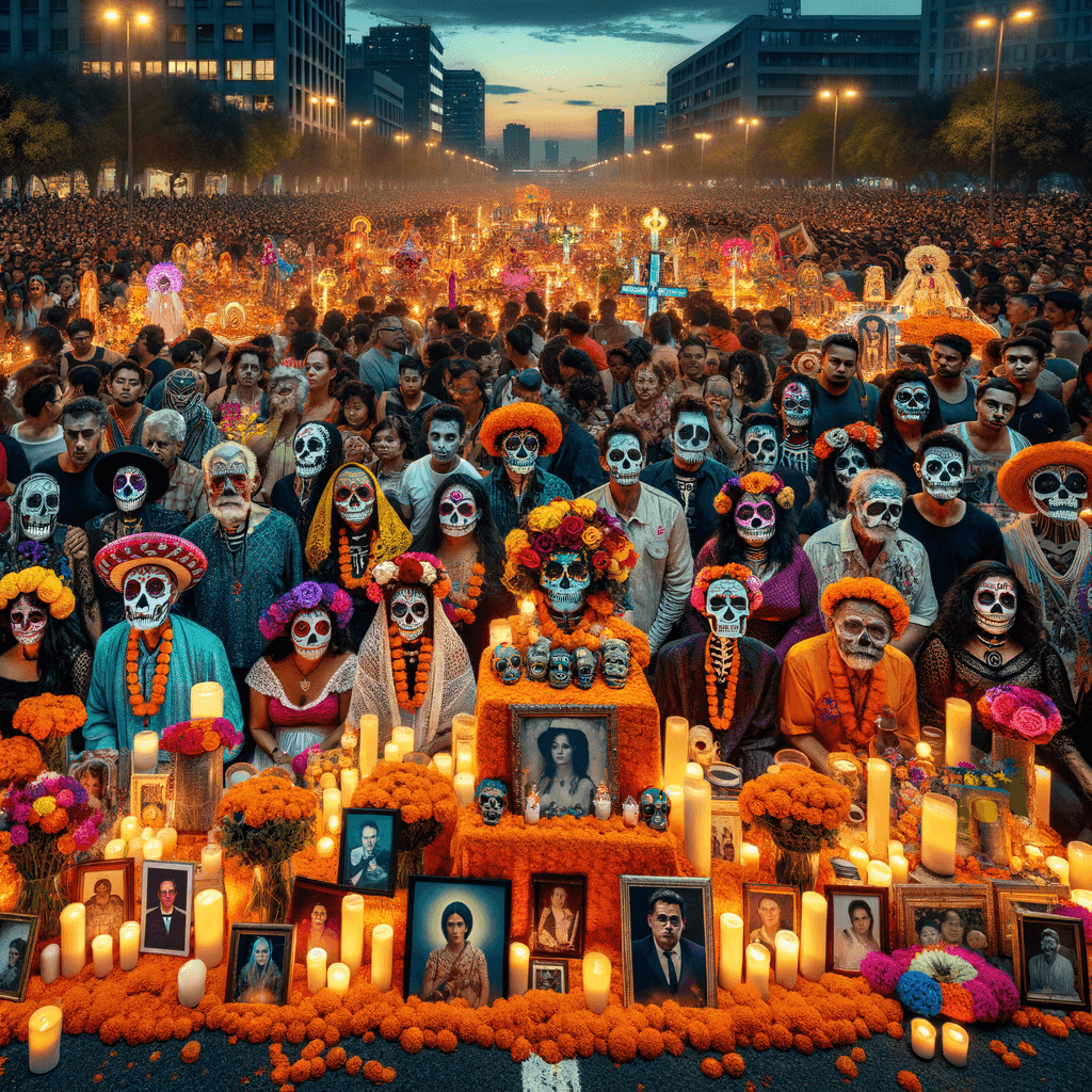 Day Of The Dead Festival - Mexico City Paint By Number