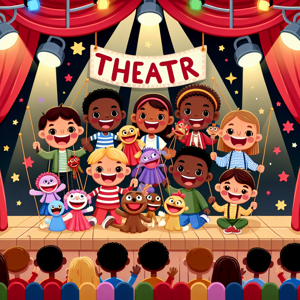 Magical Puppet Theater Painting Number Kit