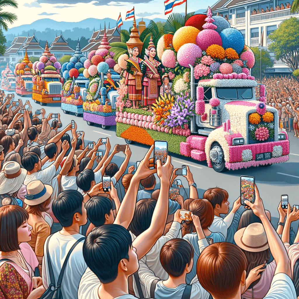 The Chiang Mai Flower Festival Paint By Number