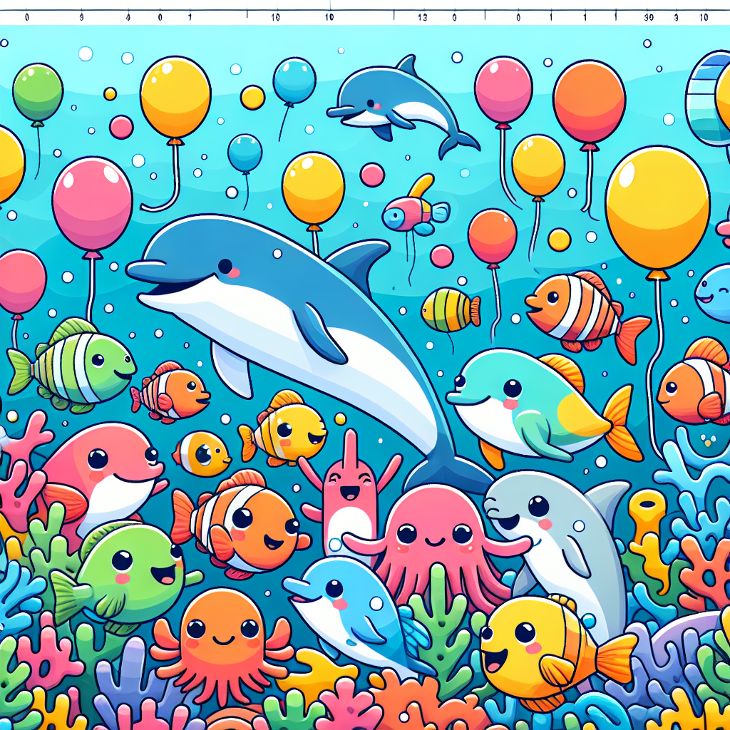 Colorful Ocean Party Painting By Numbers Kit