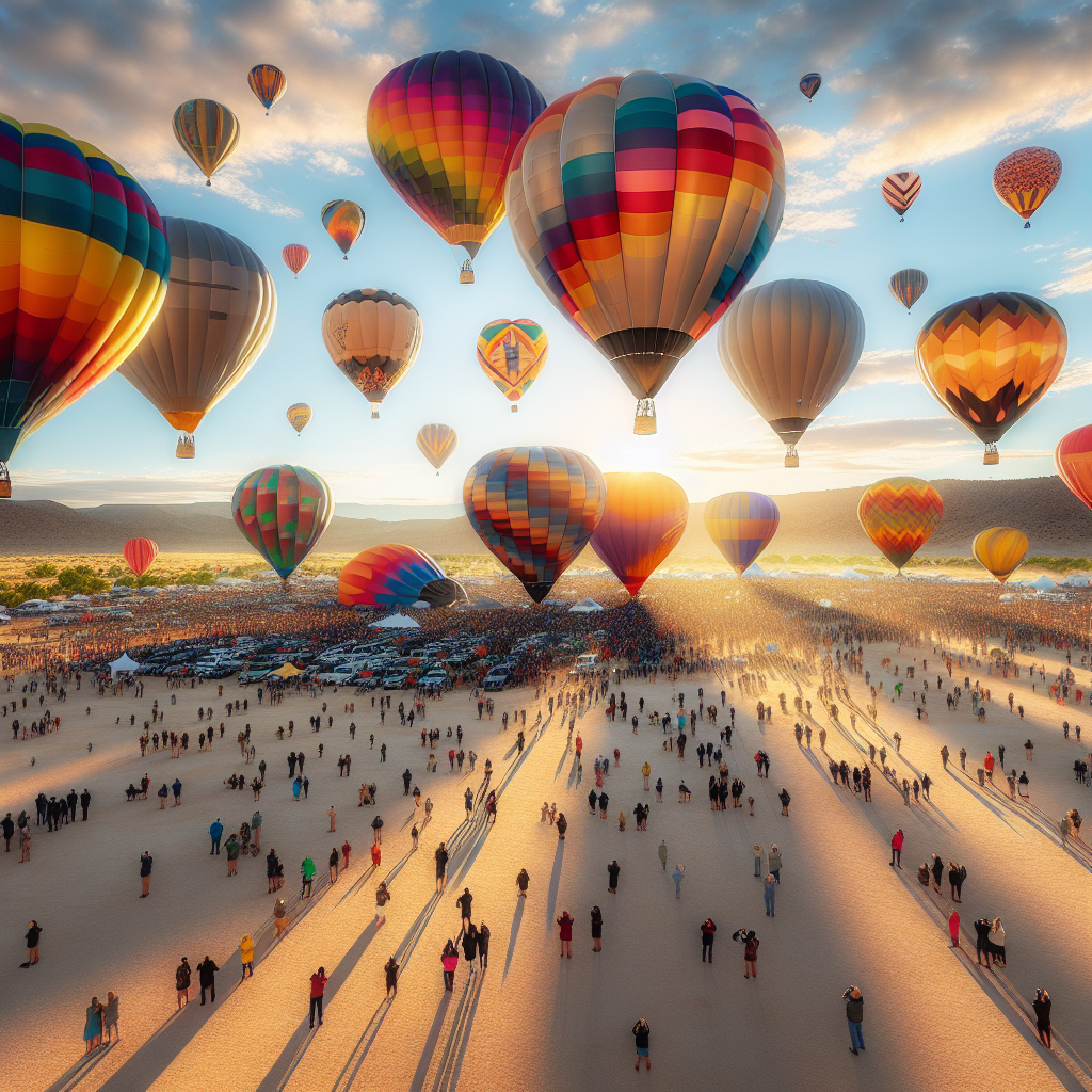 The International Balloon Fiesta - Albuquerque Paint By Number