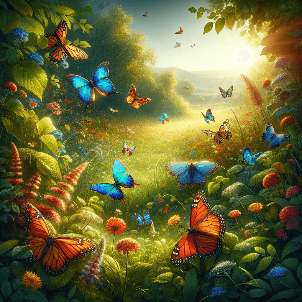 Kaleidoscope Butterflies Paint By Numbers Art
