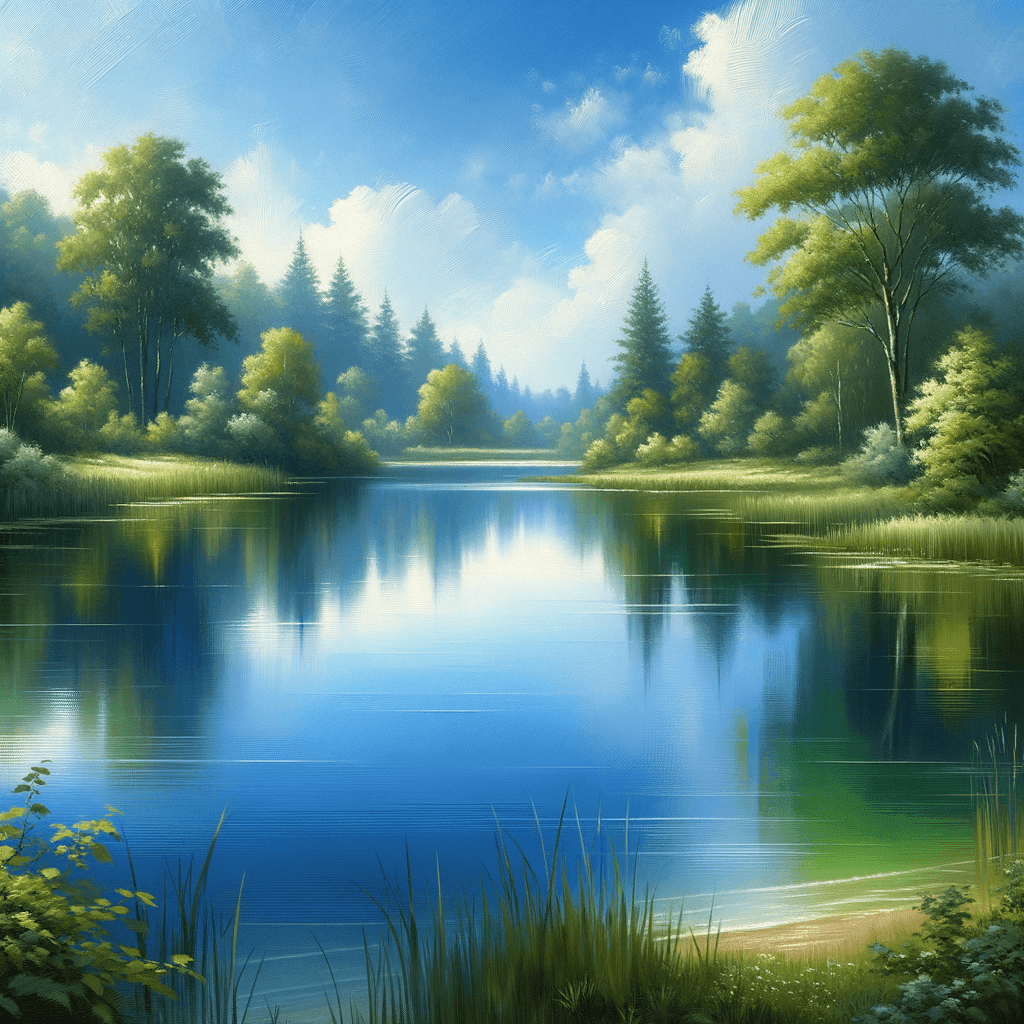 Serenity Of Still Waters Paint By Numbers