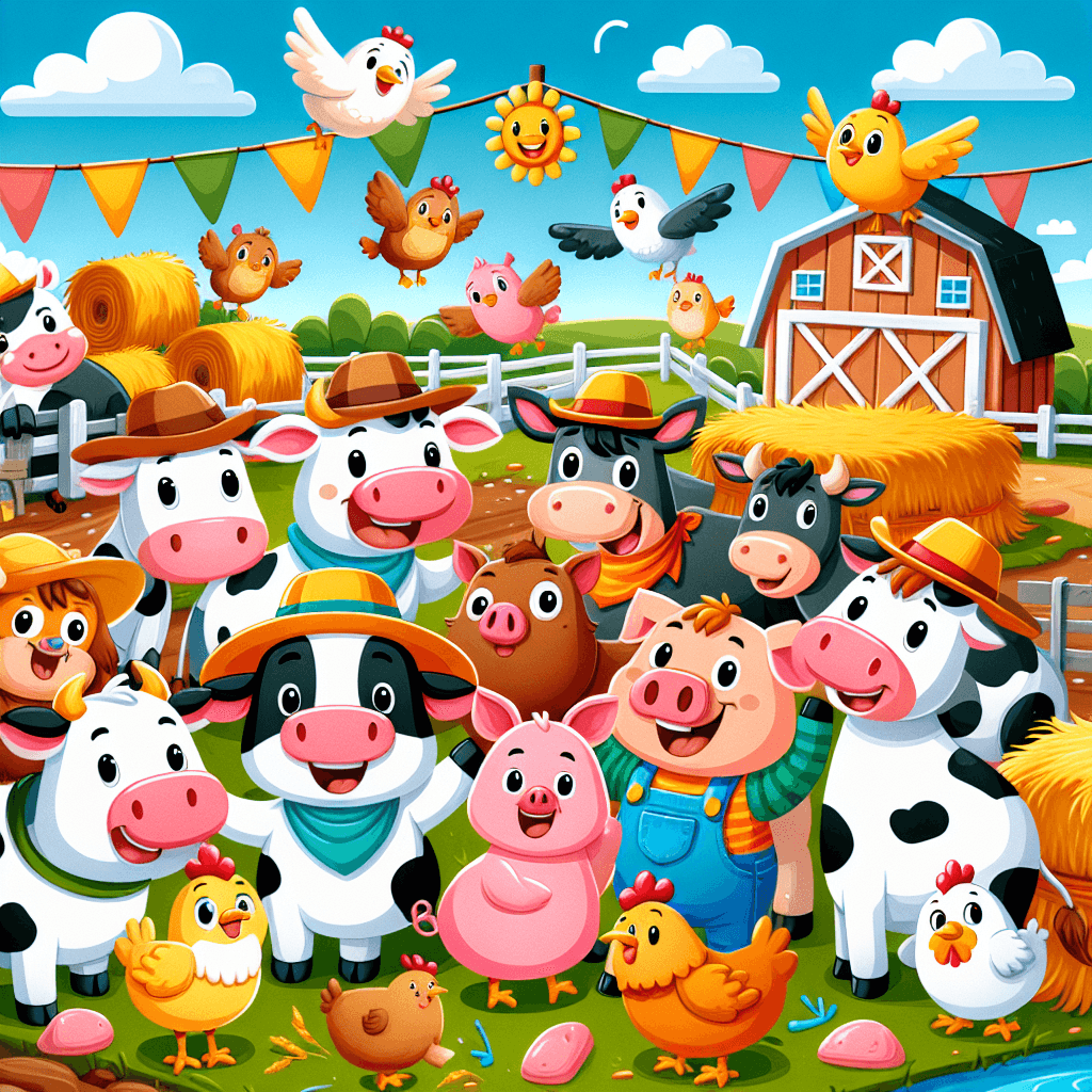 Festive Farm Friends Paint By Numbers