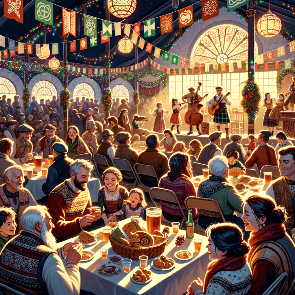 Celtic Winter Festival - Canada Painting By Numbers Kit