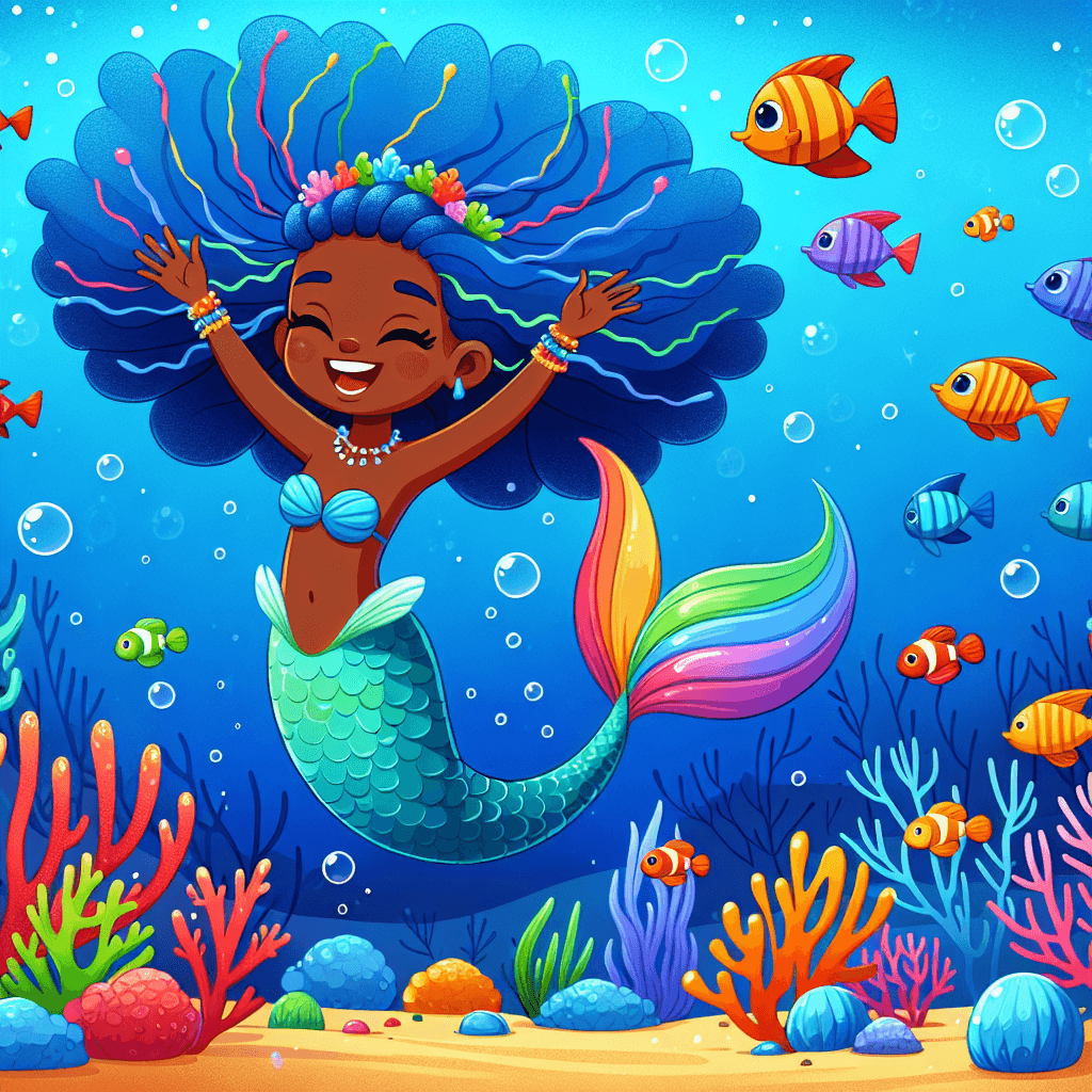 Underwater Mermaid World Paint By Color