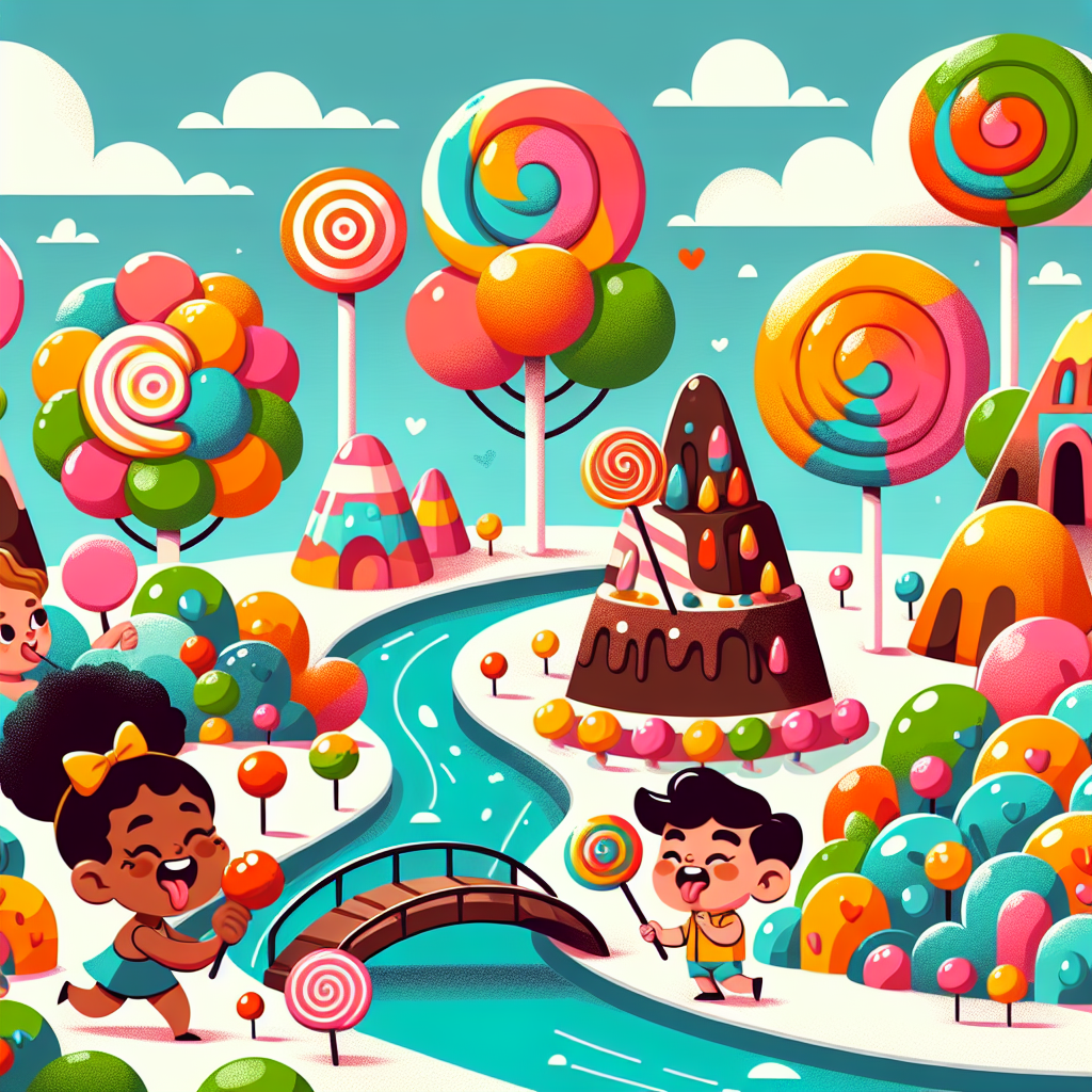 Sweet Tooth Candy Land Painting By Numbers Kit
