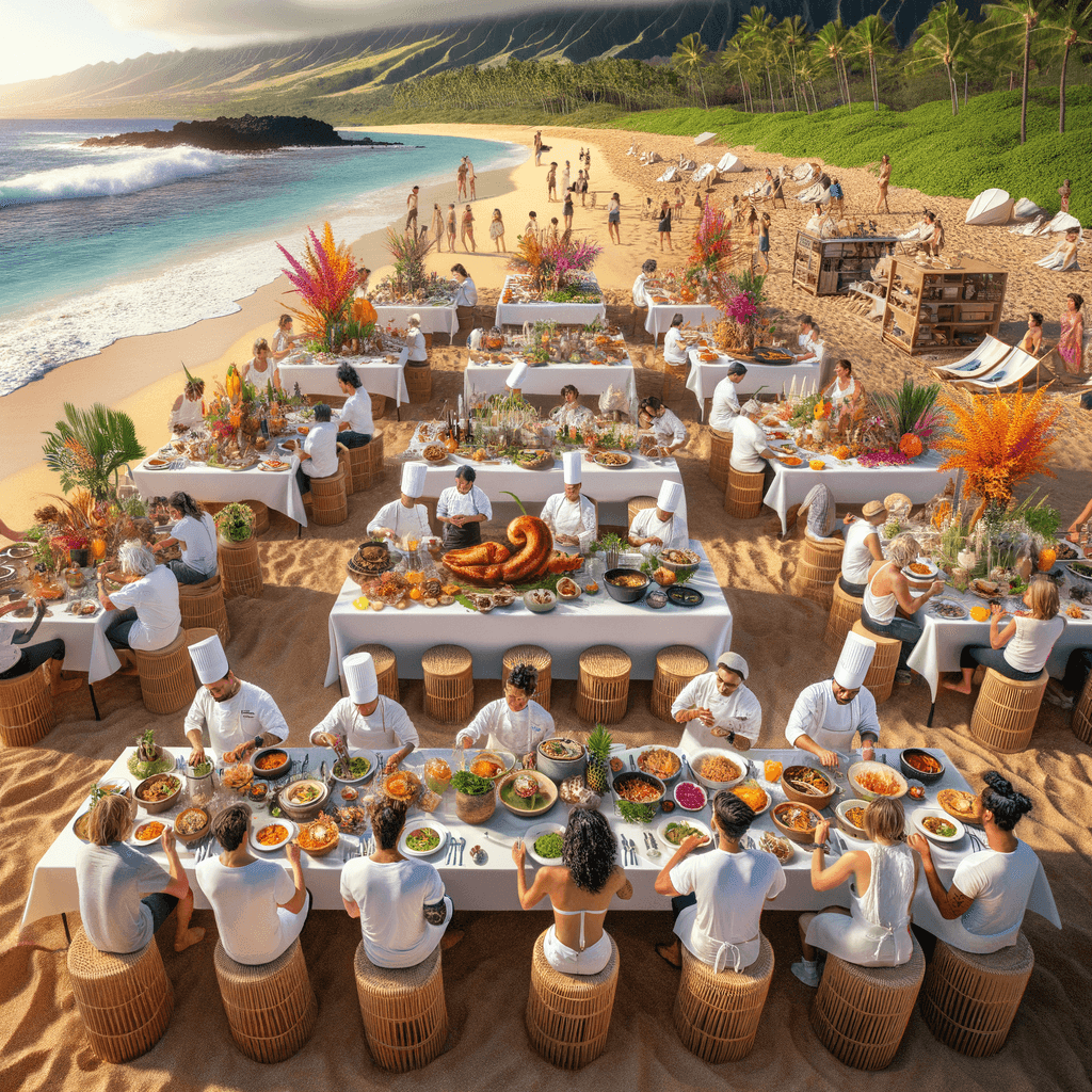 Hawaii Food & Wine Festival - USA Painting By Numbers Kit