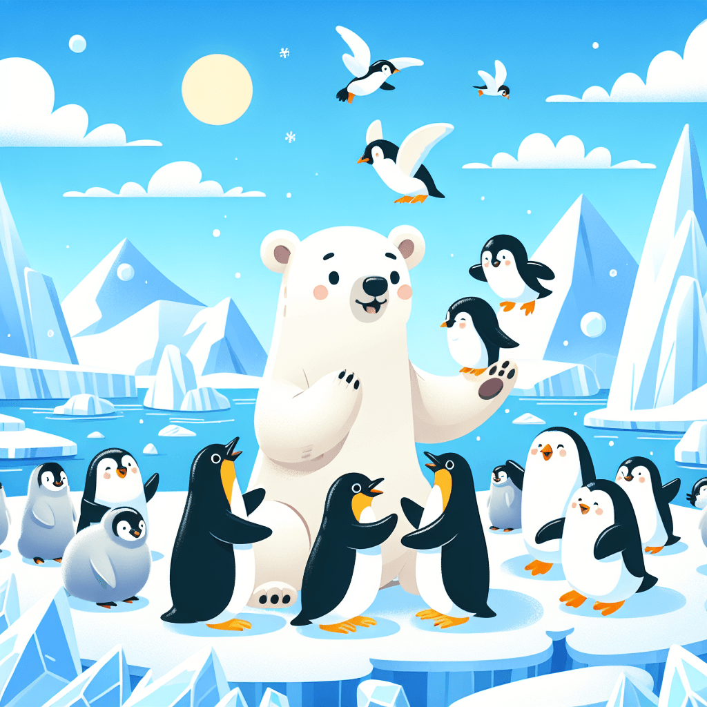 Friendly Arctic Expedition Paint By Numbers Art