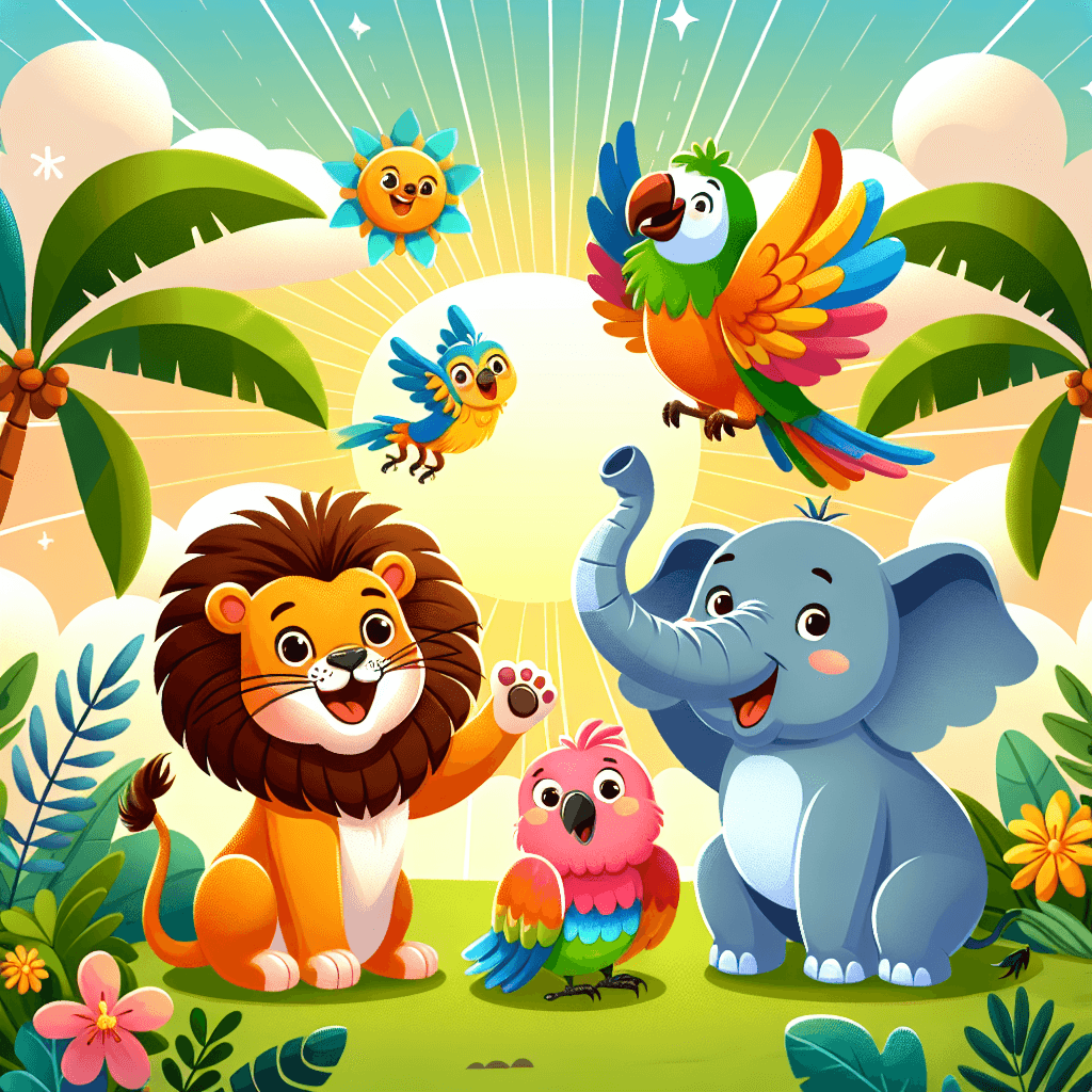 Funky Animal Kingdom Painting Number Kit