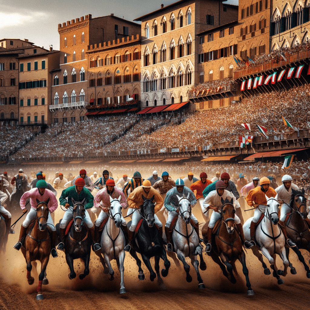 Palio Di Siena - Italy Painting Number Kit