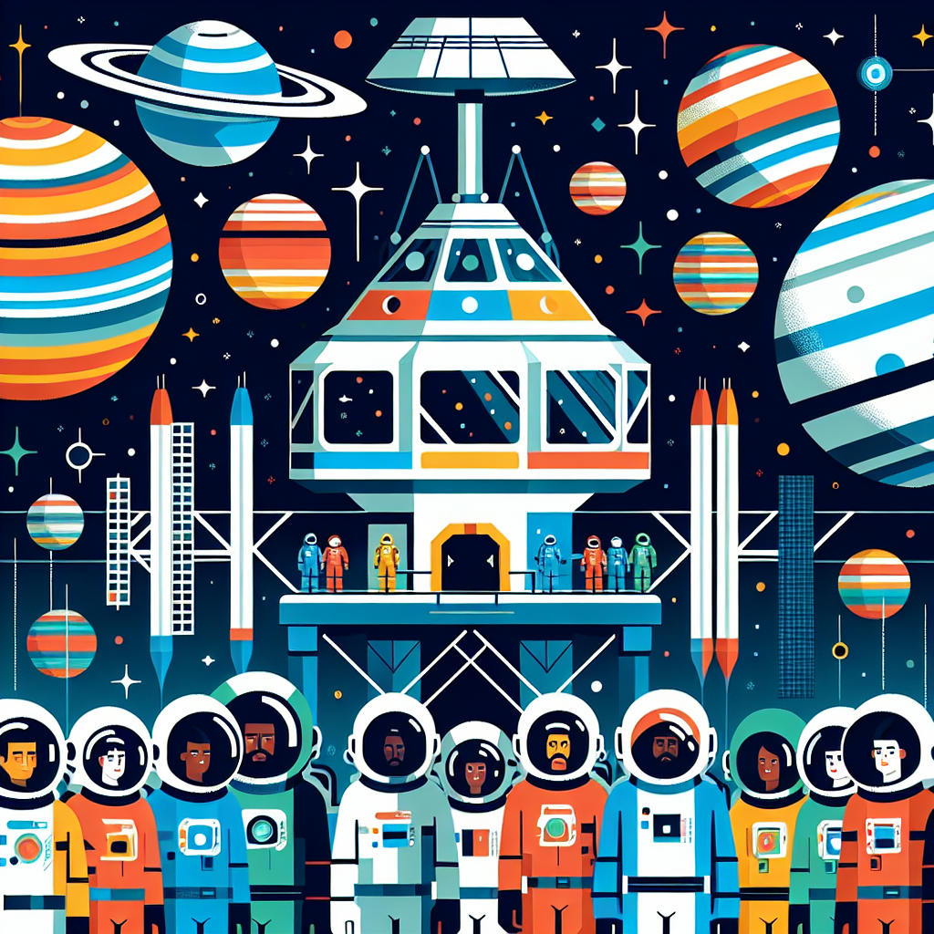 Space Station Expedition Painting Number Kit