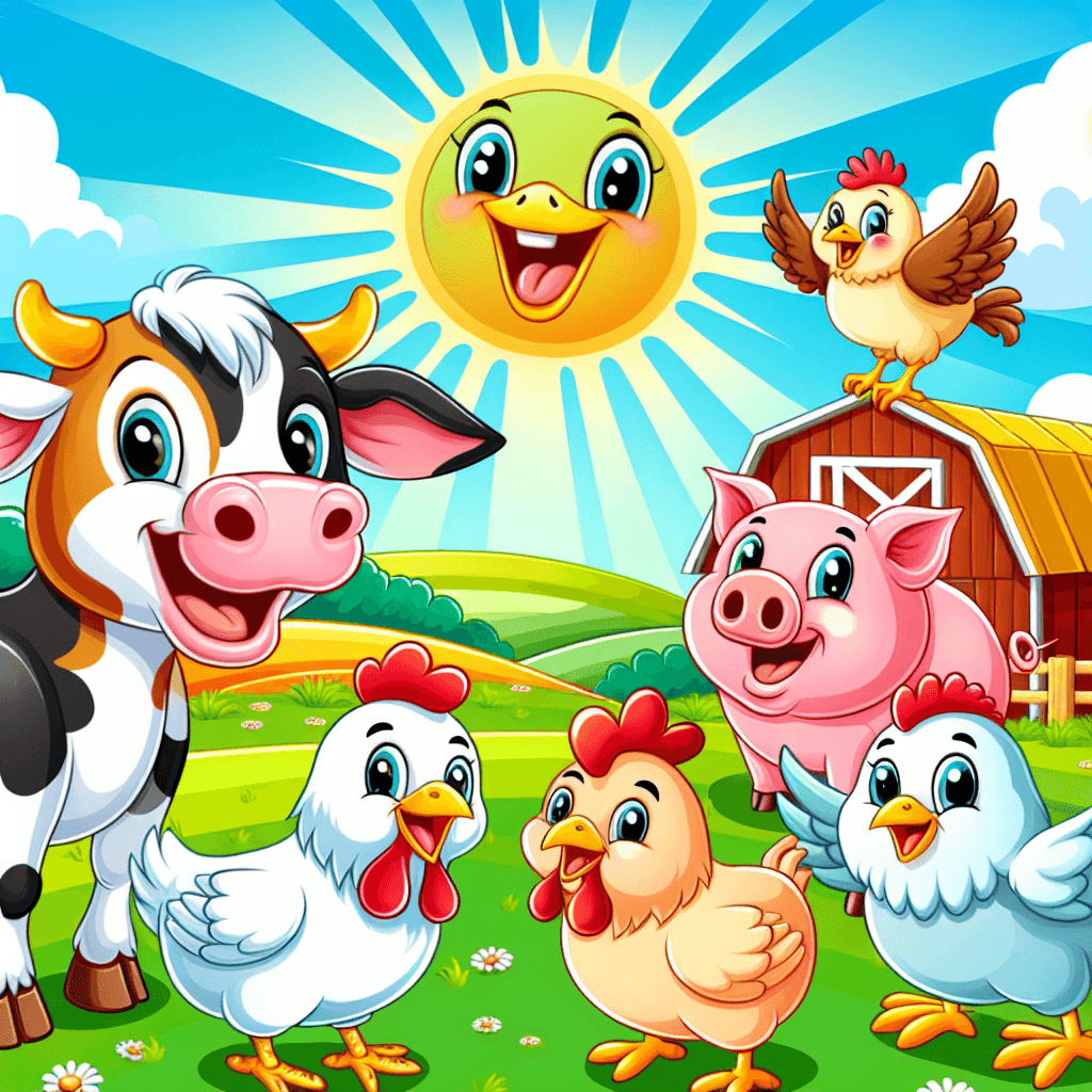 Cheerful Farmyard Fun Numbered Painting Kits