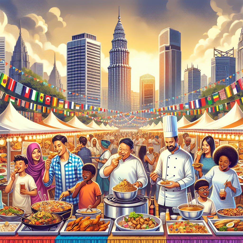 Dubai Food Festival - Dubai Painting By Numbers Kit