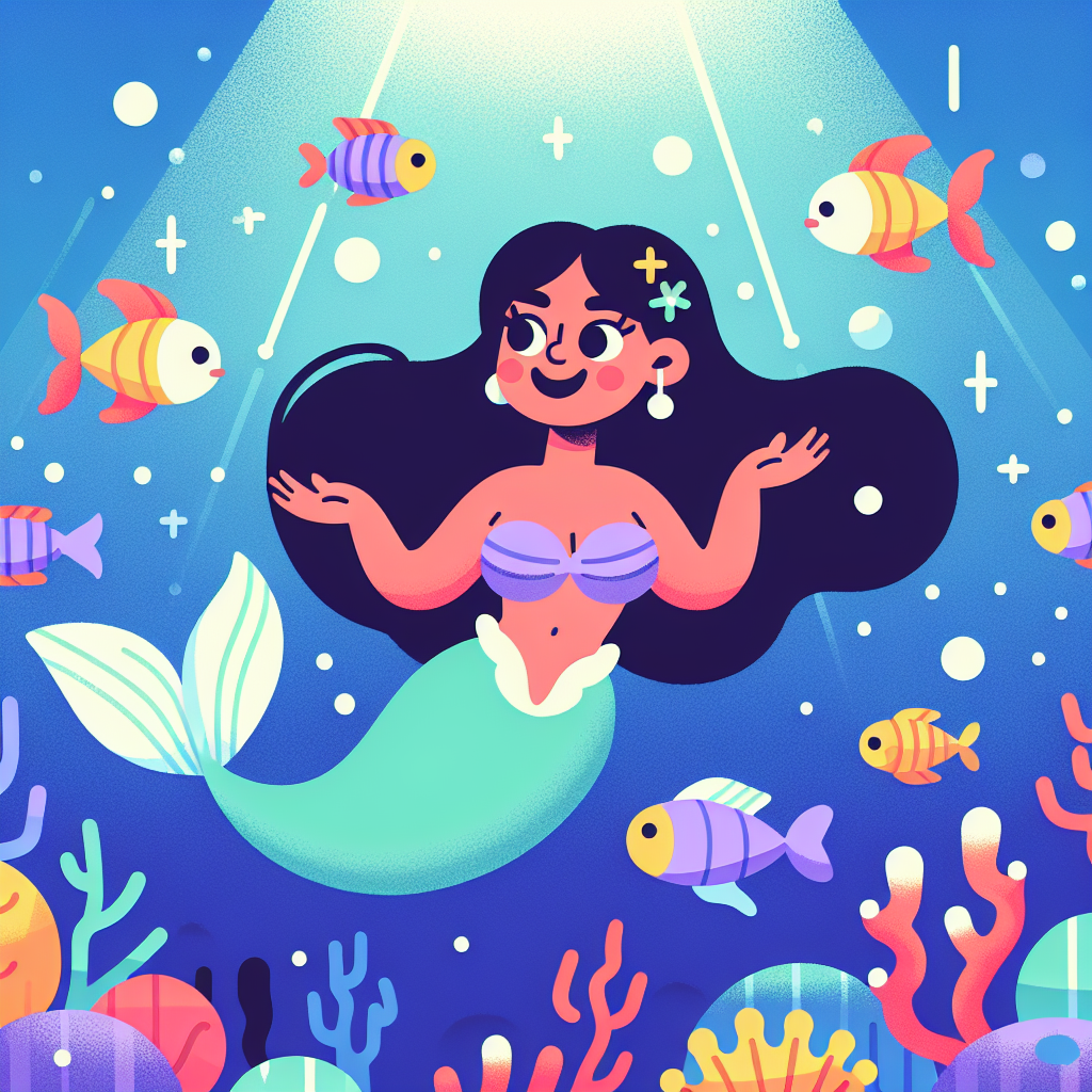 Ocean Mermaid's Secret Paint By Numbers