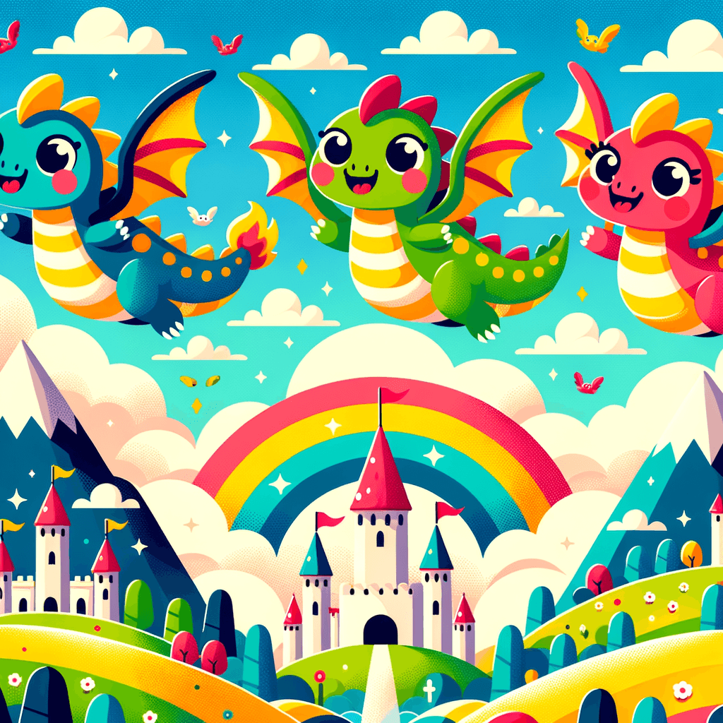 Mystical Dragon Land Number Painting