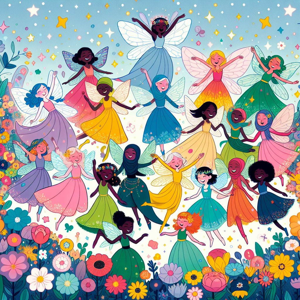 Joyful Fairyland DIY Paint By Numbers