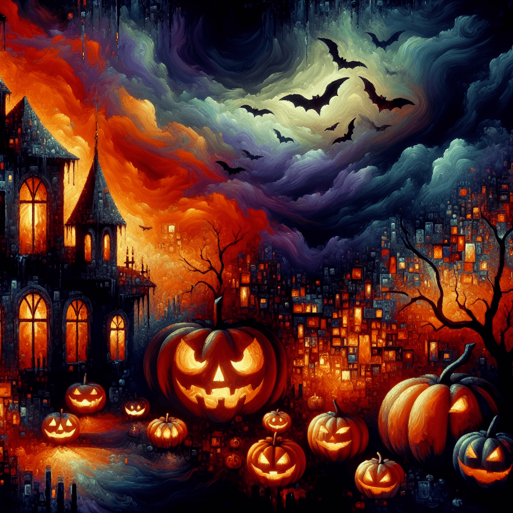 Halloween Night Mystique Paint By Color