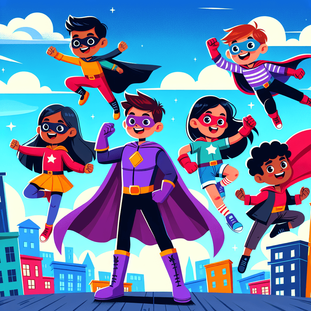 Creative Superhero Adventures Paint By Color